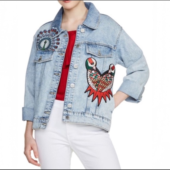 maje jean jacket